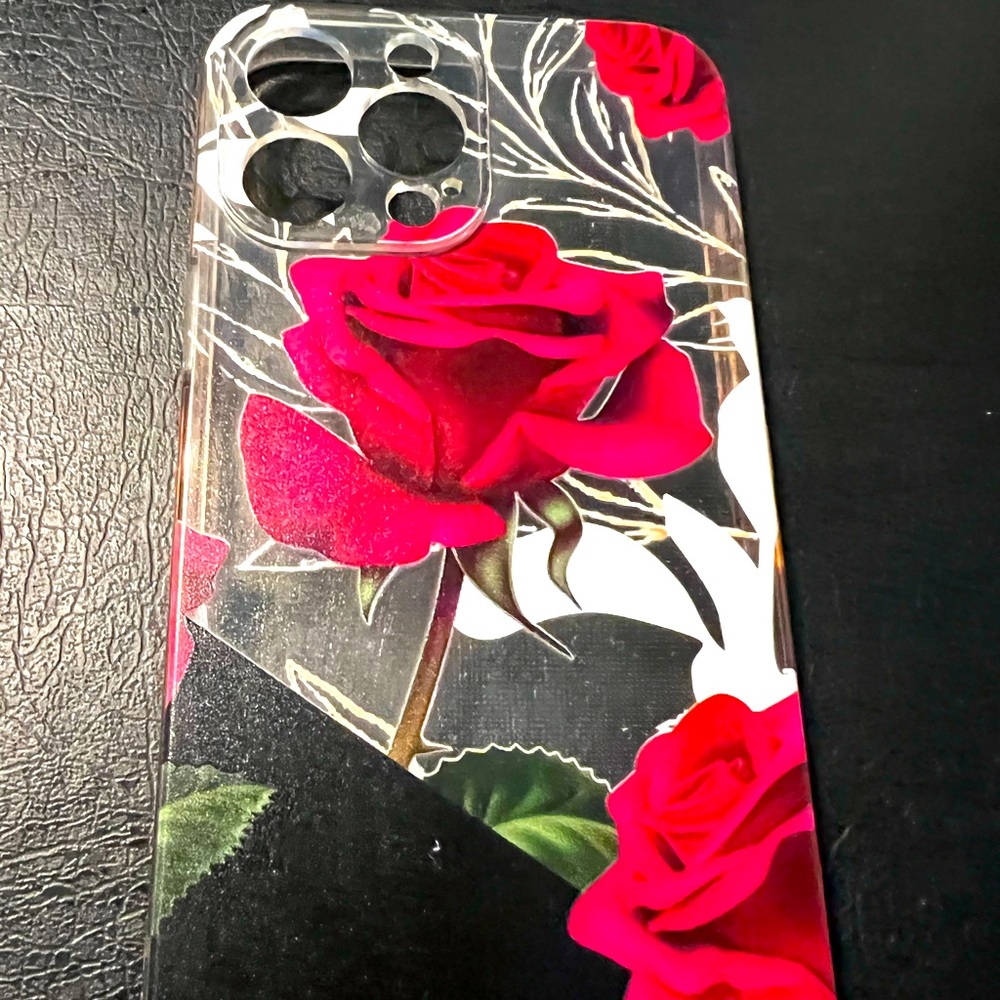 Rose iPhone 13 pro max case